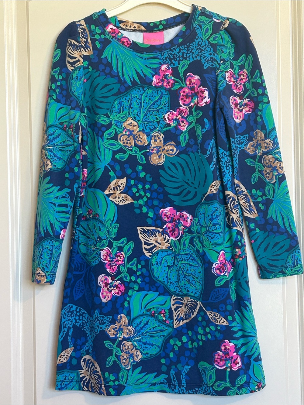 Sz8-10 Lilly Pulitzer Tropical Print Dress